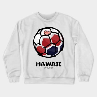 Hawaii Football Country Flag Crewneck Sweatshirt